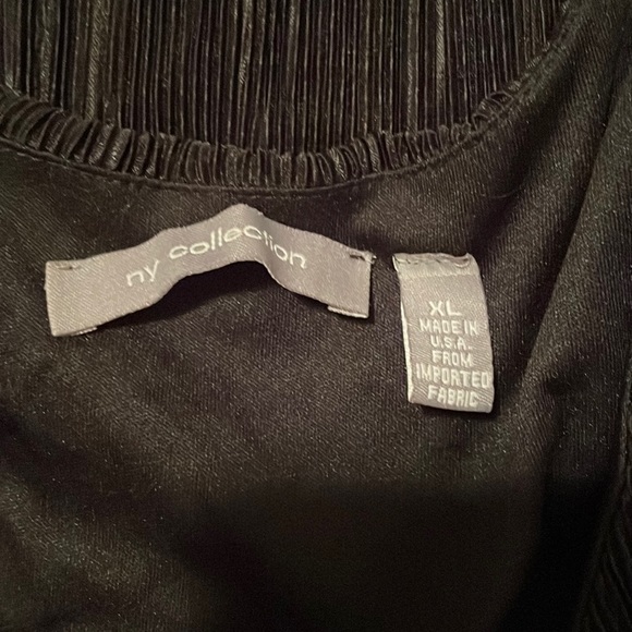 NY Collection: Black Ruffle Tank (XL) - Picture 3 of 5